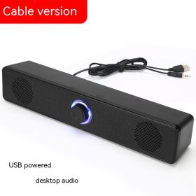 Strip Loudspeaker Home Desktop Computer Wired Speaker Mobile Phone Notebook Bluetooth Audio (Option: 350T)